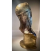 BUSTE ART NOUVEAU EN BRONZE D UNE JEUNE FILLE DE GEORGES FLAMAND (1895/1925)