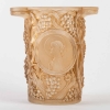 Seau à Champagne « Clos Sainte Odile » verre blanc sépia de René LALIQUE | Biron |||||||||