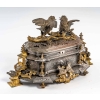 Garniture de cheminée signé J. Moignez , XIXème | Biron Garniture de cheminée signé J. Moignez , XIXème