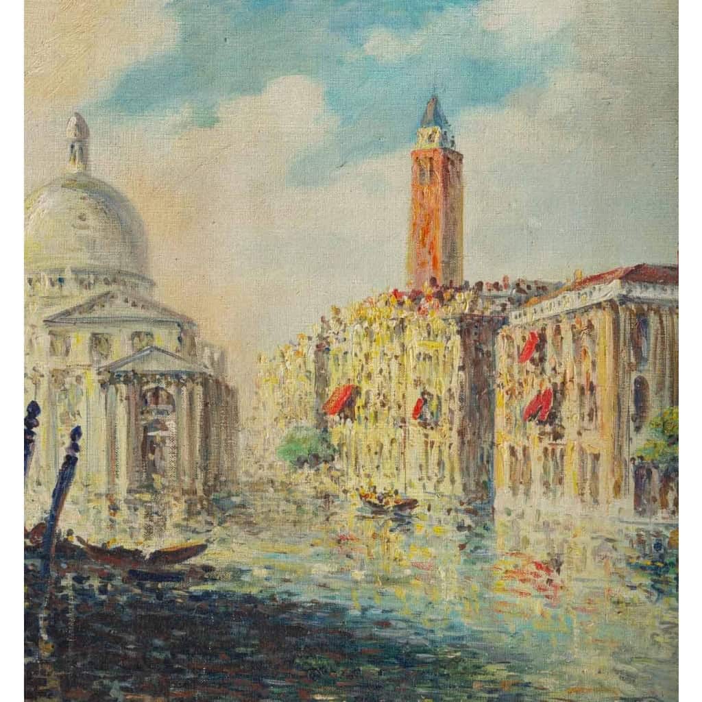 Huile sur toile Vue de Venise | Biron Huile sur toile Vue de Venise