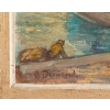 Un port en bretagne, Huile sur toile signée O. Denizard | Biron Un port en bretagne, Huile sur toile signée O. Denizard