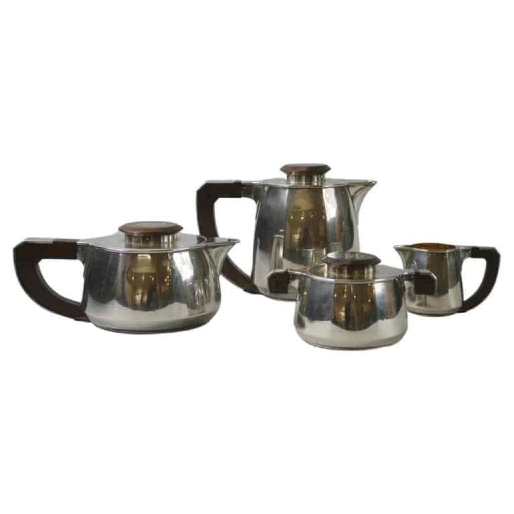 Jean E.Puiforcat Service Thé Café Argent Massif Art Deco | Biron ||