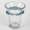 Vase « Boulouris » verre blanc patiné bleu de René LALIQUE | Biron Vase "Boulouris" verre blanc patiné bleu de René LALIQUE