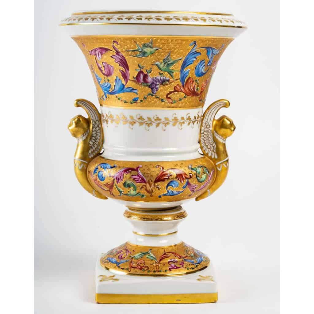 Vase Medicis à motifs Angoulême, Le Tallec | Biron ||||||||||