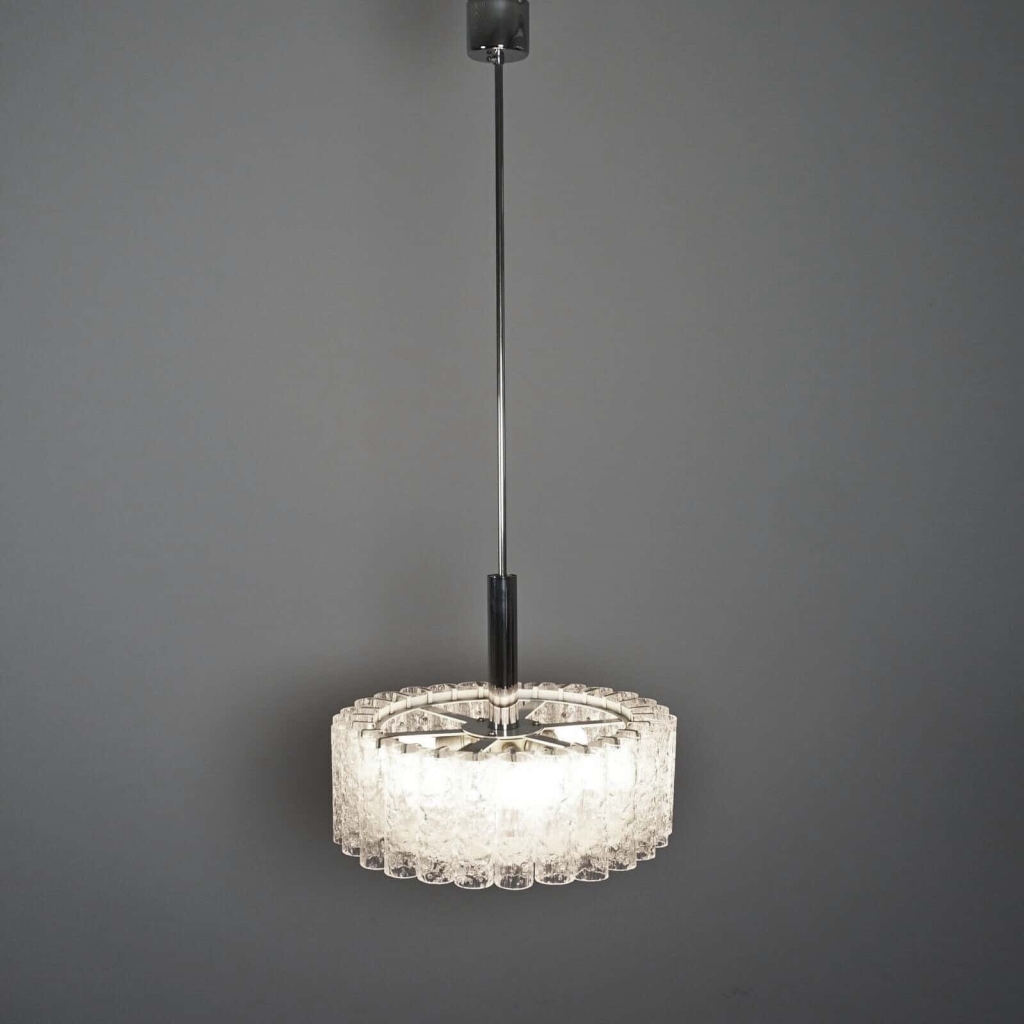 1970′ Lustre Venini Doria Murano Venini 27 Tubes 6 Ampoules | Biron 1970′ Lustre Venini Doria Murano Venini 27 Tubes 6 Ampoules