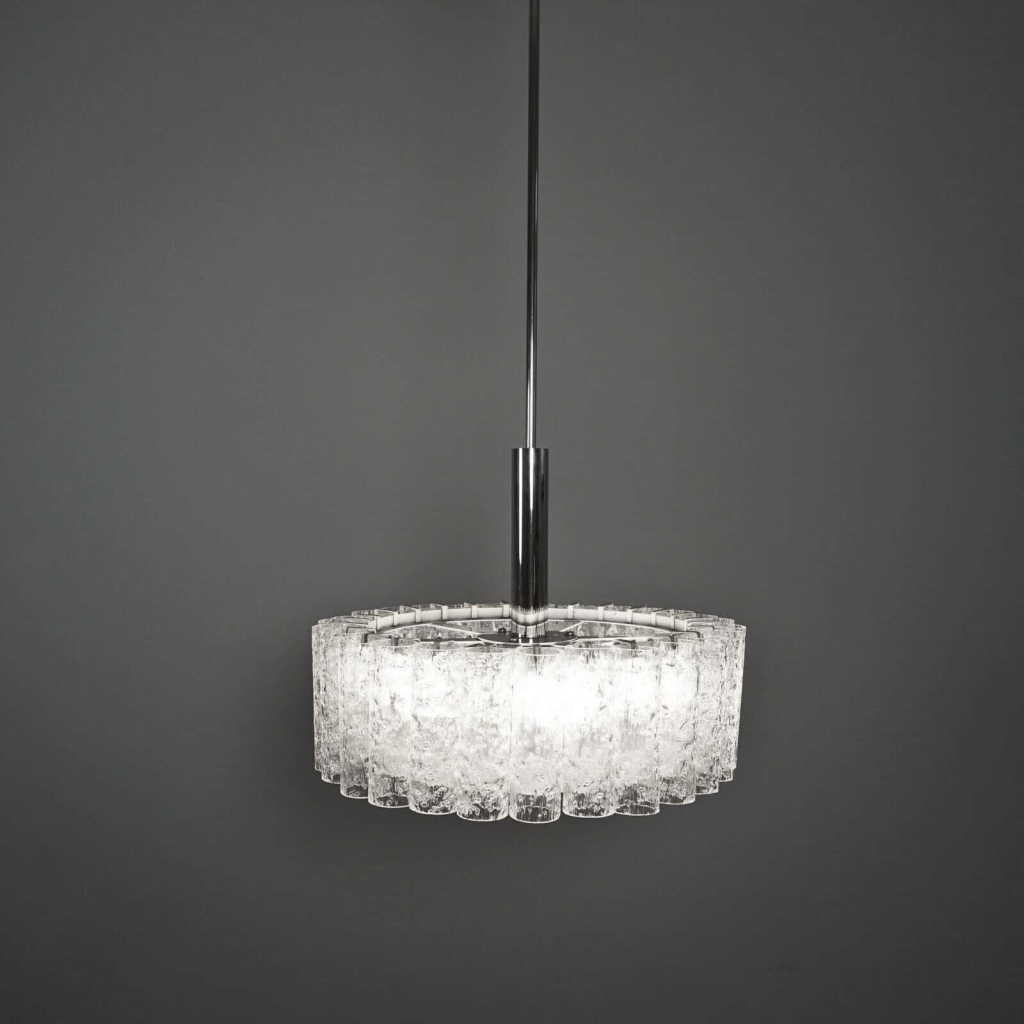 1970′ Lustre Venini Doria Murano Venini 27 Tubes 6 Ampoules | Biron 1970′ Lustre Venini Doria Murano Venini 27 Tubes 6 Ampoules