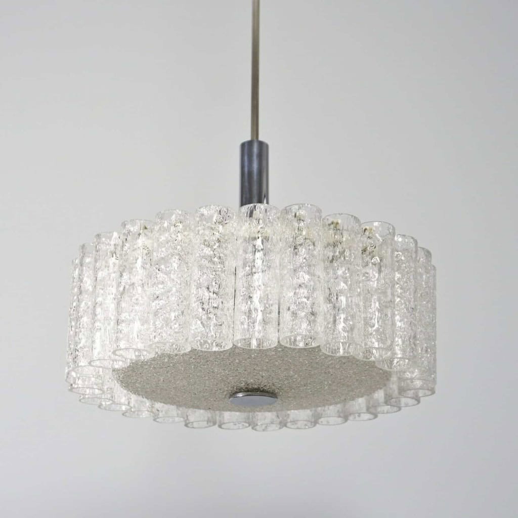 1970′ Lustre Venini Doria Murano Venini 27 Tubes 6 Ampoules | Biron 1970′ Lustre Venini Doria Murano Venini 27 Tubes 6 Ampoules