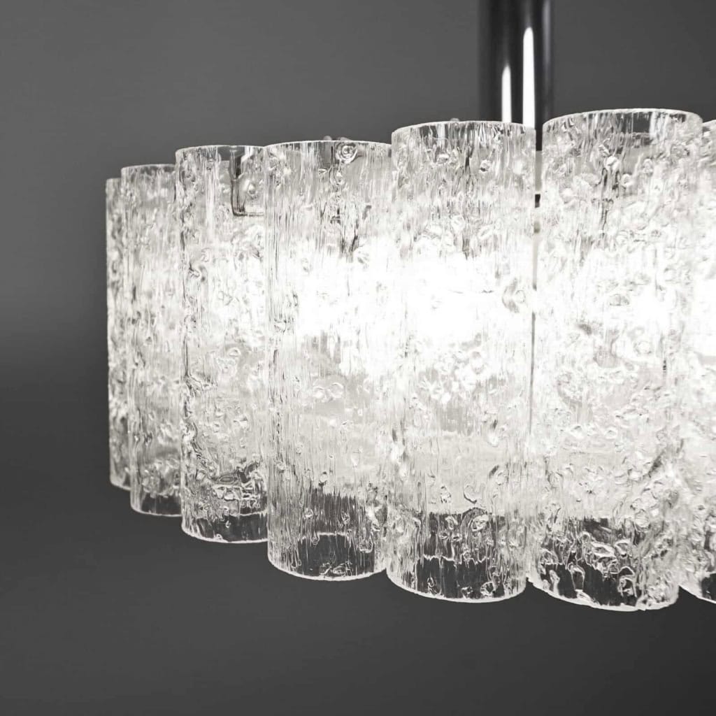 1970′ Lustre Venini Doria Murano Venini 27 Tubes 6 Ampoules | Biron 1970′ Lustre Venini Doria Murano Venini 27 Tubes 6 Ampoules