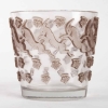 Vase Lave-Raisins « Jurançon » verre blanc patiné sépia de René LALIQUE | Biron ||||||