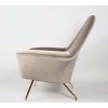 Paire de Fauteuils 770 des années 1950, laiton et velours, Joseph-André Motte, Ed Steiner