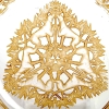Assiette « Chasse Chiens » verre blanc patiné sépia de René LALIQUE | Biron Assiette "Chasse Chiens" verre blanc patiné sépia de René LALIQUE