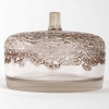 Boîte « Boutons d’Or » verre blanc patiné sépia de René LALIQUE | Biron |||||||