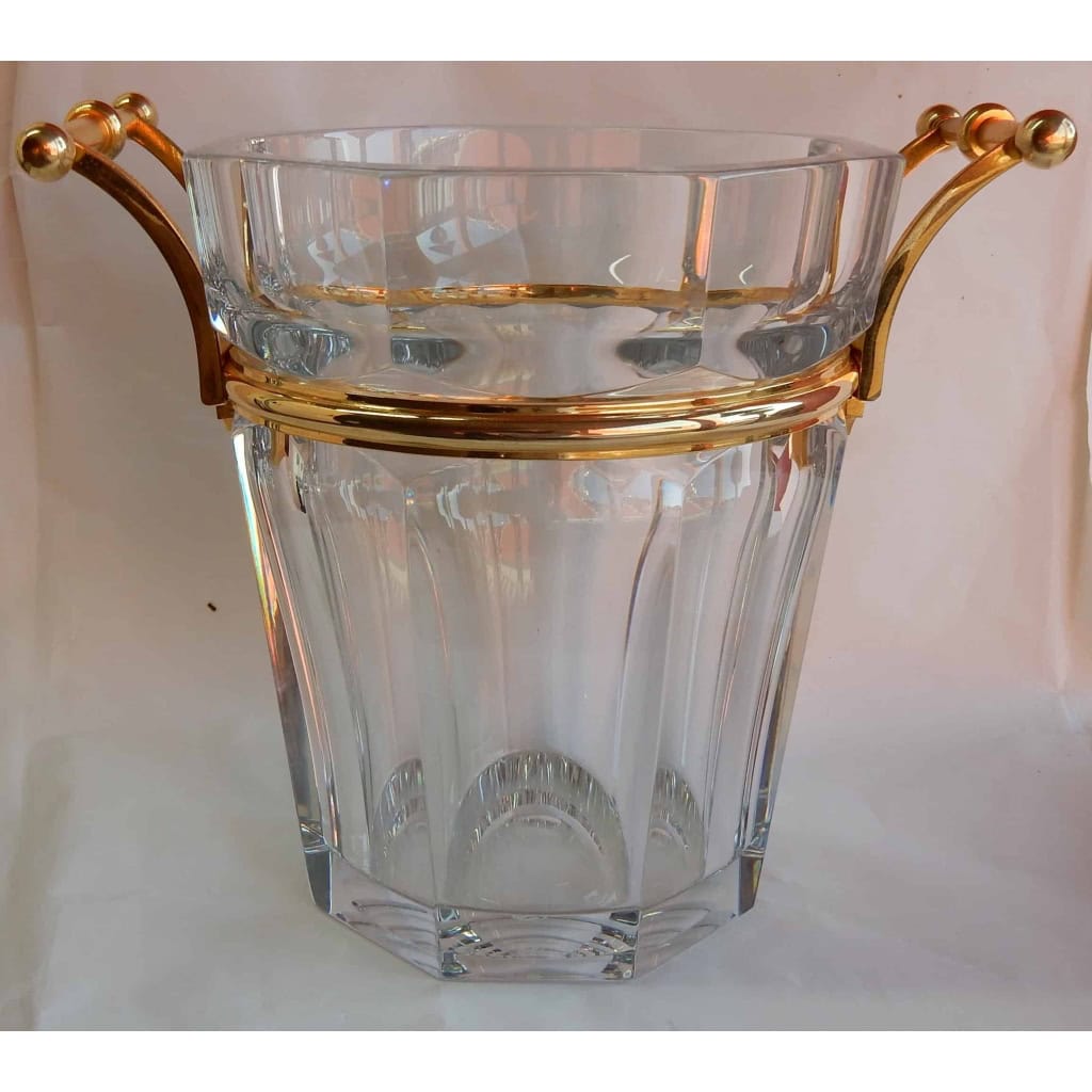 1970′ Seau A Champagne Baccarat Modèle « Harcourt » Signé 2