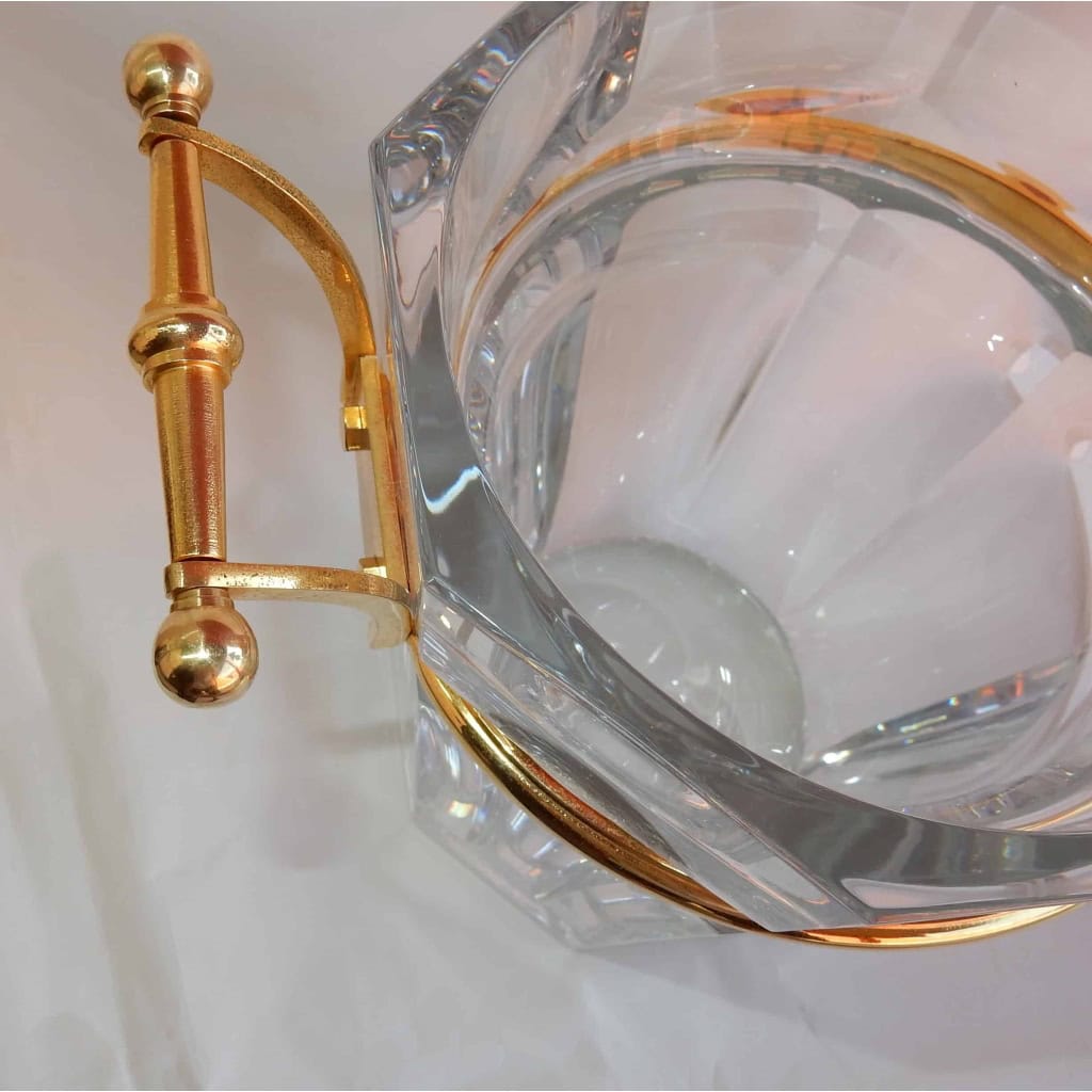 1970′ Seau A Champagne Baccarat Modèle « Harcourt » Signé 3