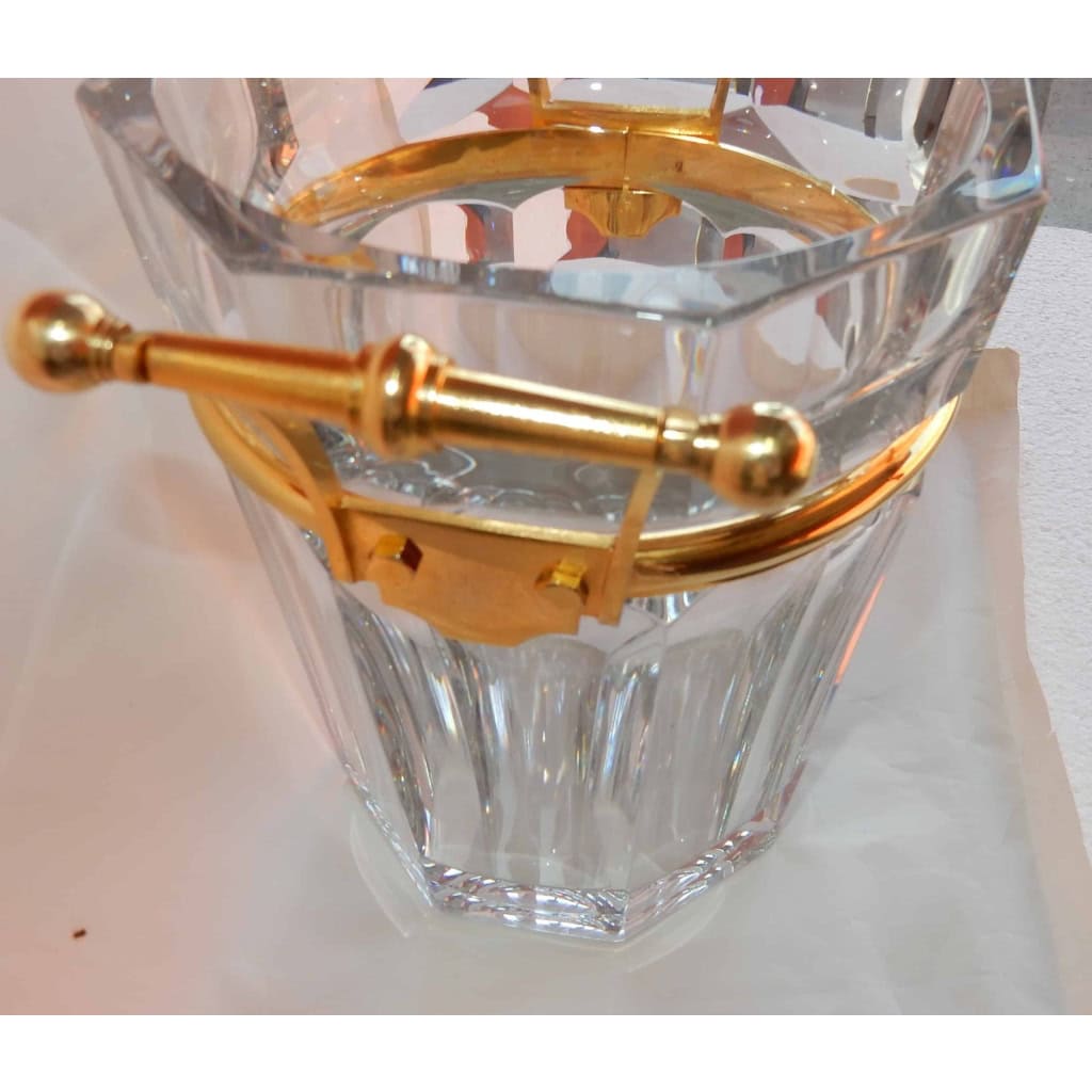 1970′ Seau A Champagne Baccarat Modèle « Harcourt » Signé 4
