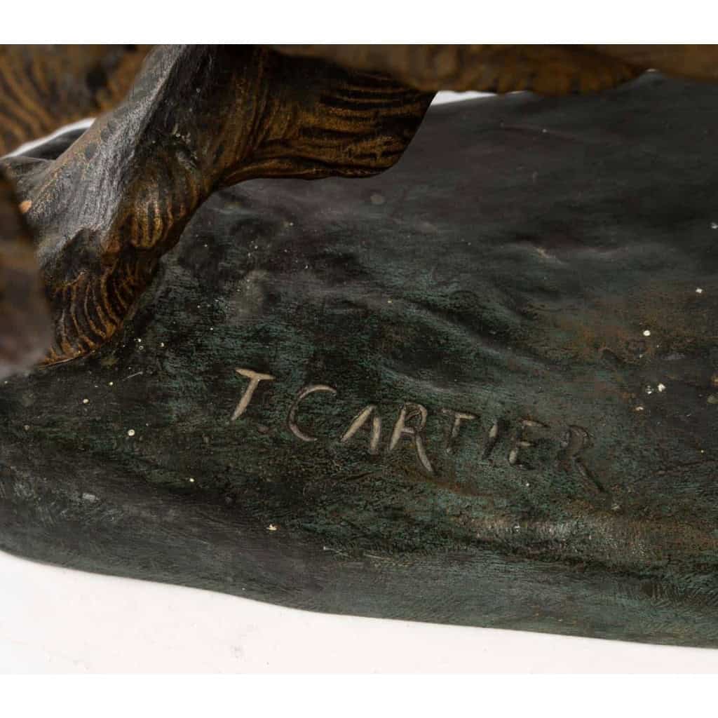 Bronze, chien de Thomas-François Cartier | Biron Bronze, chien de Thomas-François Cartier