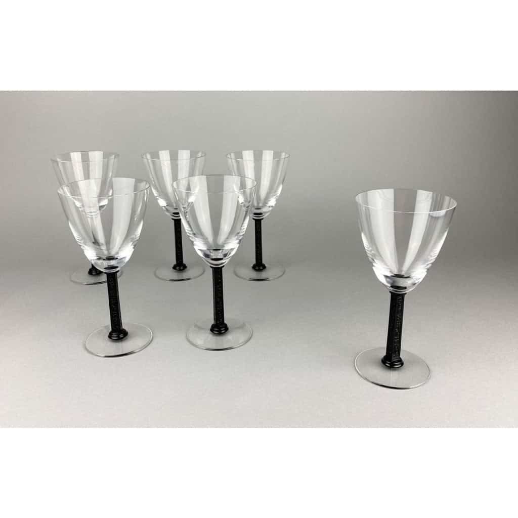 Lalique France « Phalsbourg » : Série de 12 Verres | Biron Lalique France "Phalsbourg" : Série de 12 Verres