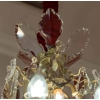 Lustre baccarat » Aux clochettes « à 10 lumières XIXEME | Biron Lustre baccarat " Aux clochettes "à 10 lumières XIXEME