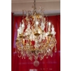 Grand lustre à 12 lumières attribué à Baccarat, XIXème siècle | Biron Grand lustre à 12 lumières attribué à Baccarat, XIXème siècle