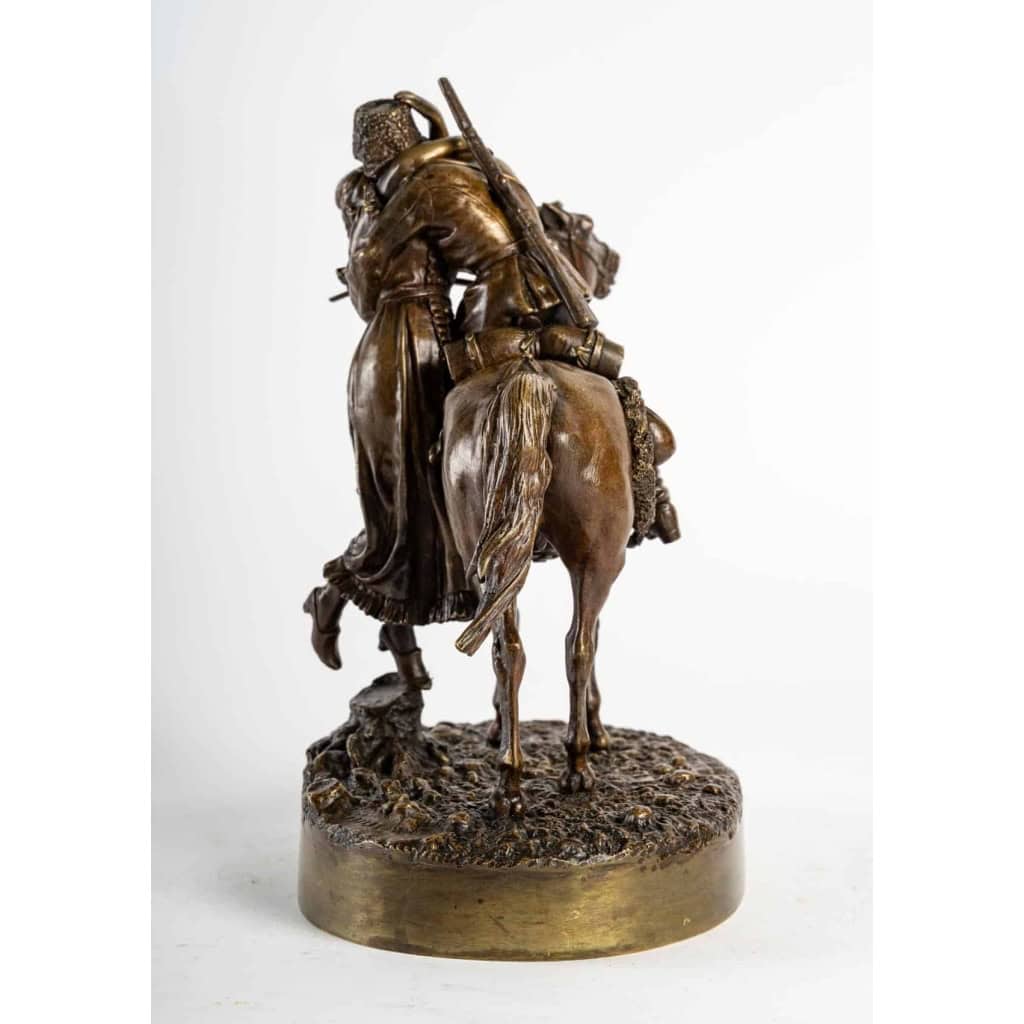 Sculpture en bronze zusse, Le baiser de Foute Woerffel | Biron Sculpture en bronze zusse, Le baiser de Foute Woerffel