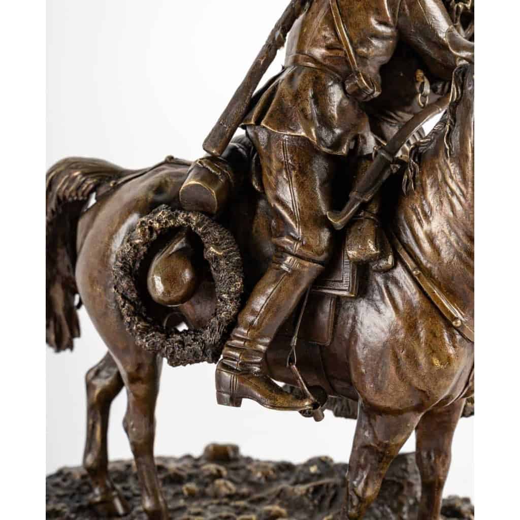 Sculpture en bronze zusse, Le baiser de Foute Woerffel | Biron Sculpture en bronze zusse, Le baiser de Foute Woerffel