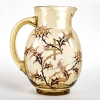 Pichet Broc « Chardons » verre jaune émaillé d’Emile Gallé | Biron |||||||