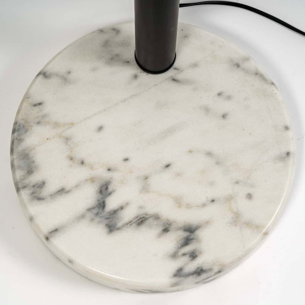 Lampe design des années 1990 en métal et socle en marbre | Biron Lampe design des années 1990 en métal et socle en marbre