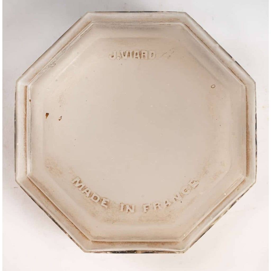 Boîte Verre émaillé Jean Viard