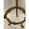 1970′ Sellette en Bronze Doré Style LXV Plateaux Onyx 16