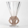 Vase « Faune » cristal blanc patiné sépia de René LALIQUE | Biron |||||||