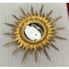 1970 ‘ Miroir Soleil Bois Doré Convexe Diamètre 89 Cm 9