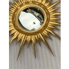 1970 ‘ Miroir Soleil Bois Doré Convexe Diamètre 89 Cm 10