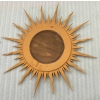 1970 ‘ Miroir Soleil Bois Doré Convexe Diamètre 89 Cm 14