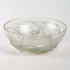 Coupe « Ondines » verre blanc patiné bleu de René LALIQUE 11