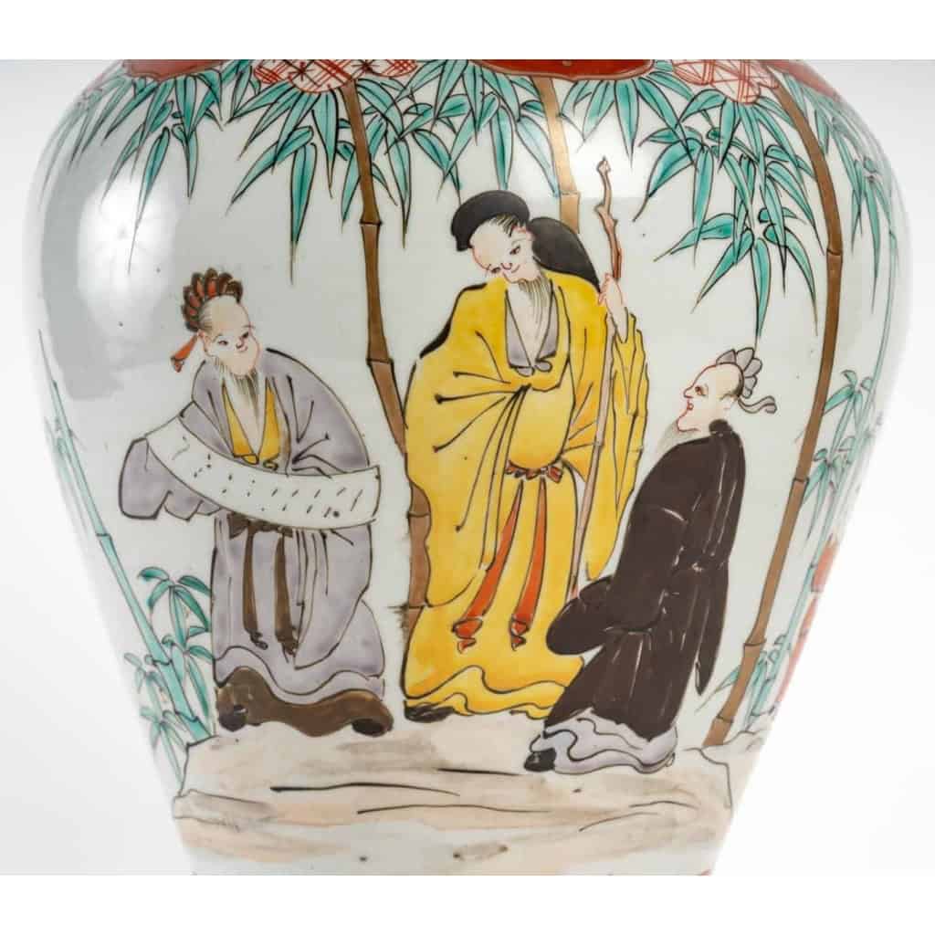 Petite potiche à décor polychrome, Japon XIXème siècle | Biron Petite potiche à décor polychrome, Japon XIXème siècle
