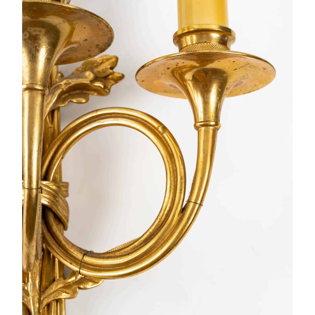 Paire d’appliques de style Louis XVI. | Biron Paire d'appliques de style Louis XVI.