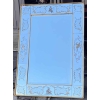 1960/70 Miroir aux Chinois Décor Eglomisé Et Cadre Feuilles d’Or DLG Pansard 136 X 96 cm 13