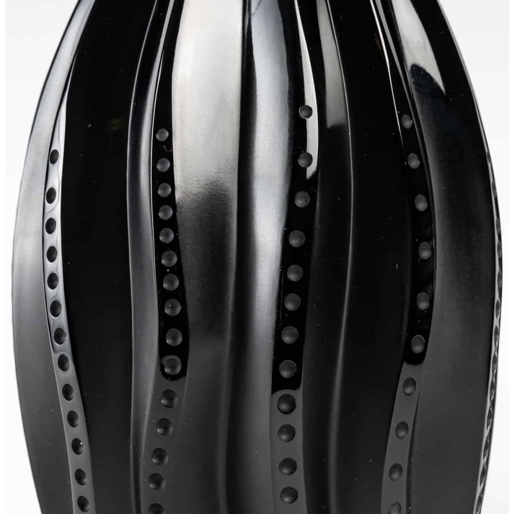 Lalique, Paire De vases "Black Medusa"
