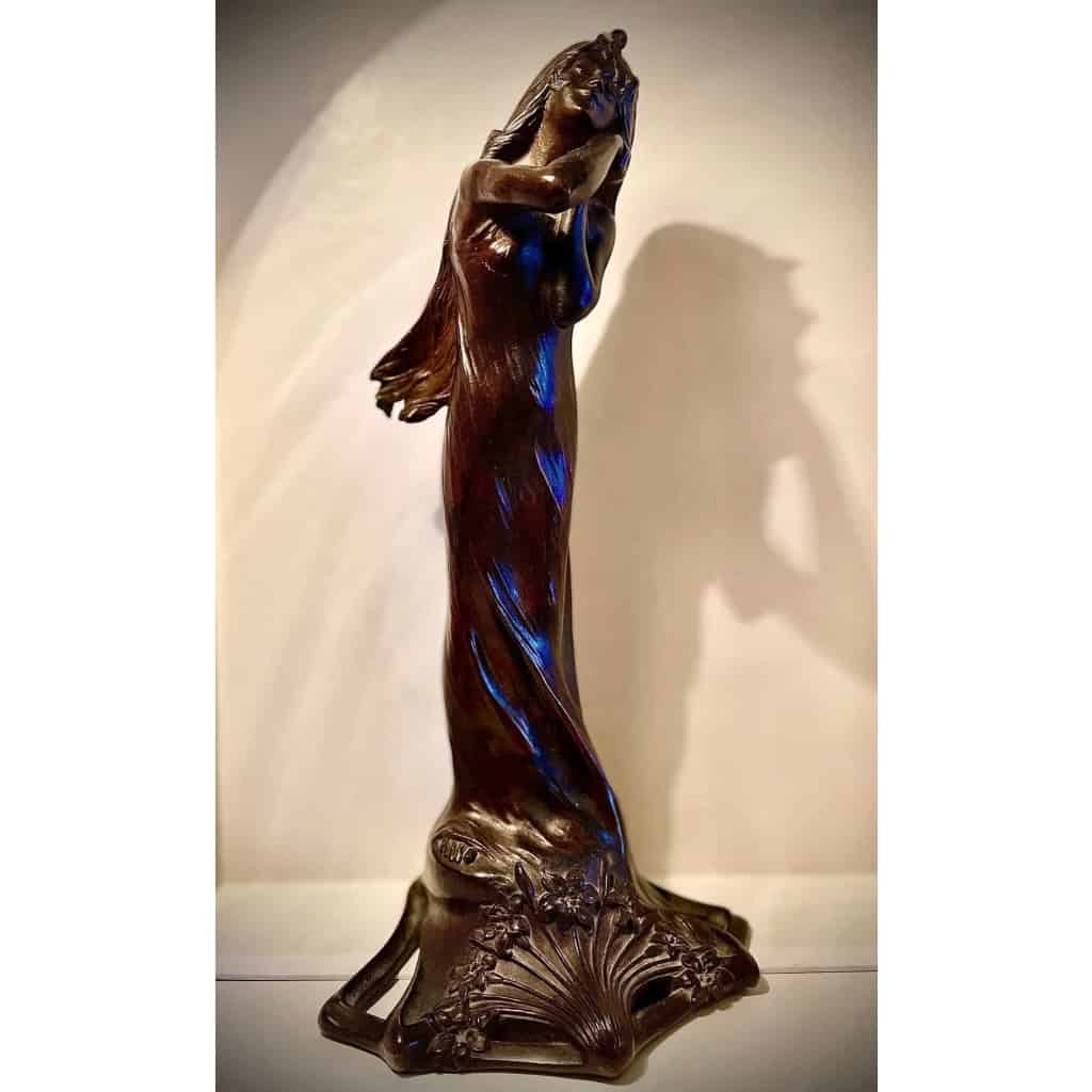 BRONZE ART NOUVEAU DE RAPHAEL CHARLES PEYRE 1872/1949 ET CHARLES LOUCHET | Biron ||||||||||||||