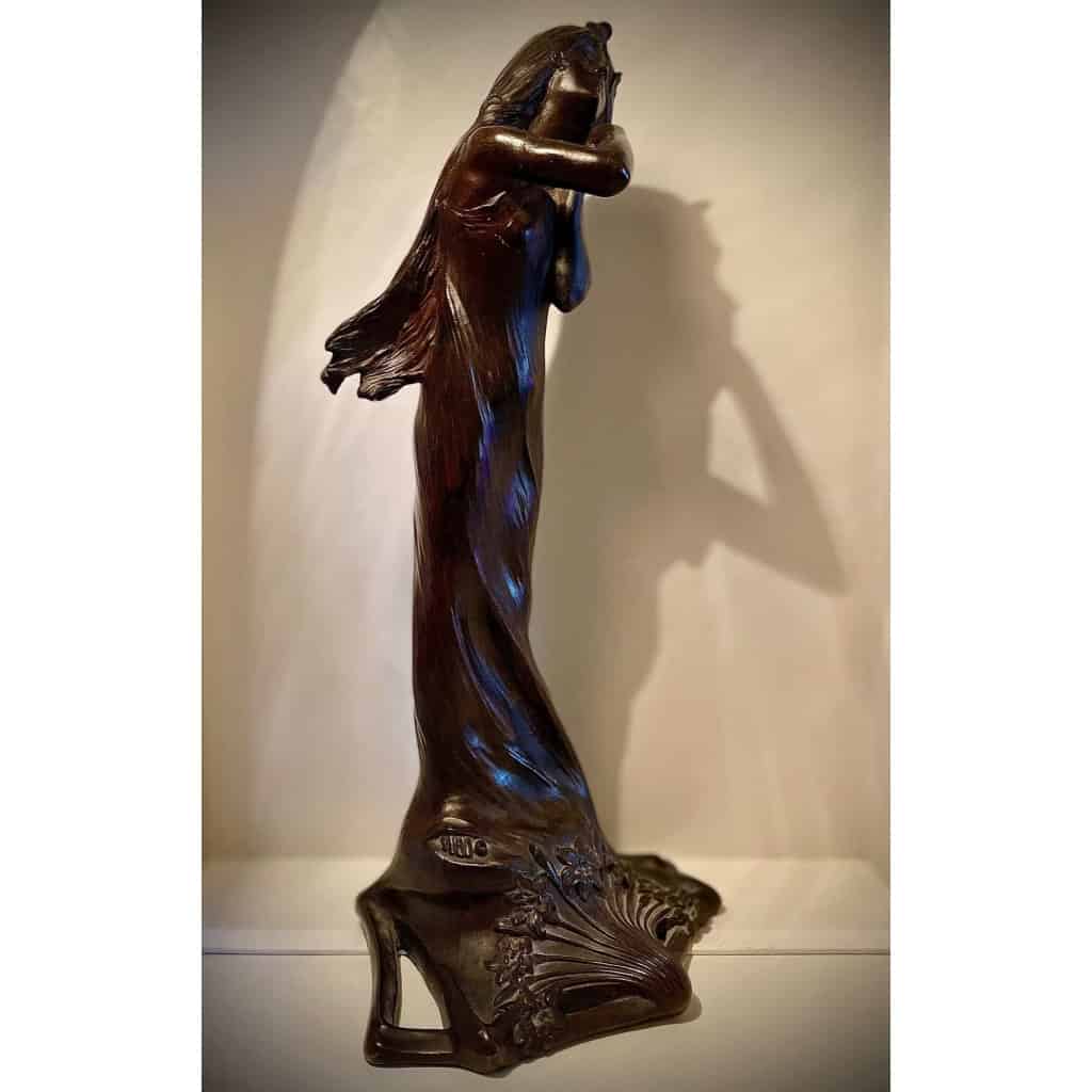 BRONZE ART NOUVEAU DE RAPHAEL CHARLES PEYRE 1872/1949 ET CHARLES LOUCHET | Biron BRONZE ART NOUVEAU DE RAPHAEL CHARLES PEYRE 1872/1949 ET CHARLES LOUCHET