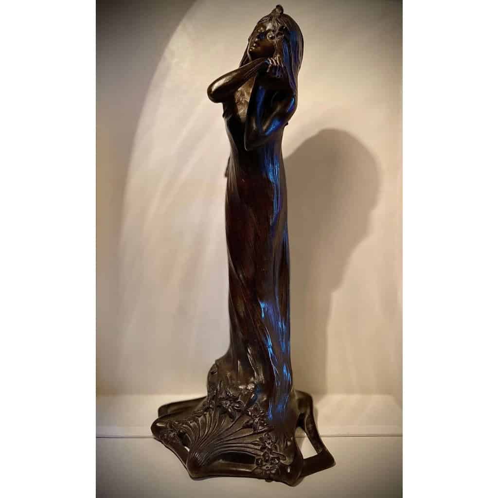 BRONZE ART NOUVEAU DE RAPHAEL CHARLES PEYRE 1872/1949 ET CHARLES LOUCHET | Biron BRONZE ART NOUVEAU DE RAPHAEL CHARLES PEYRE 1872/1949 ET CHARLES LOUCHET