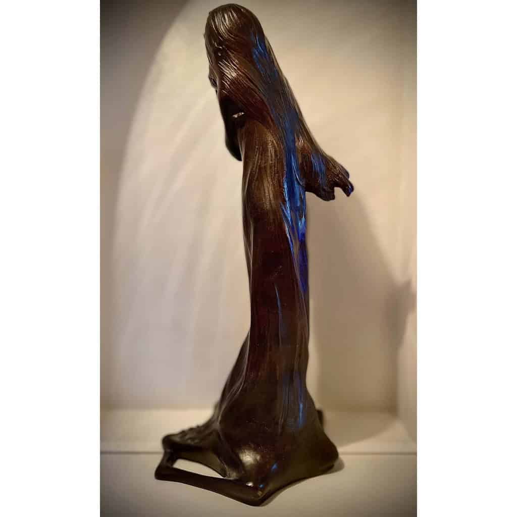 BRONZE ART NOUVEAU DE RAPHAEL CHARLES PEYRE 1872/1949 ET CHARLES LOUCHET | Biron BRONZE ART NOUVEAU DE RAPHAEL CHARLES PEYRE 1872/1949 ET CHARLES LOUCHET