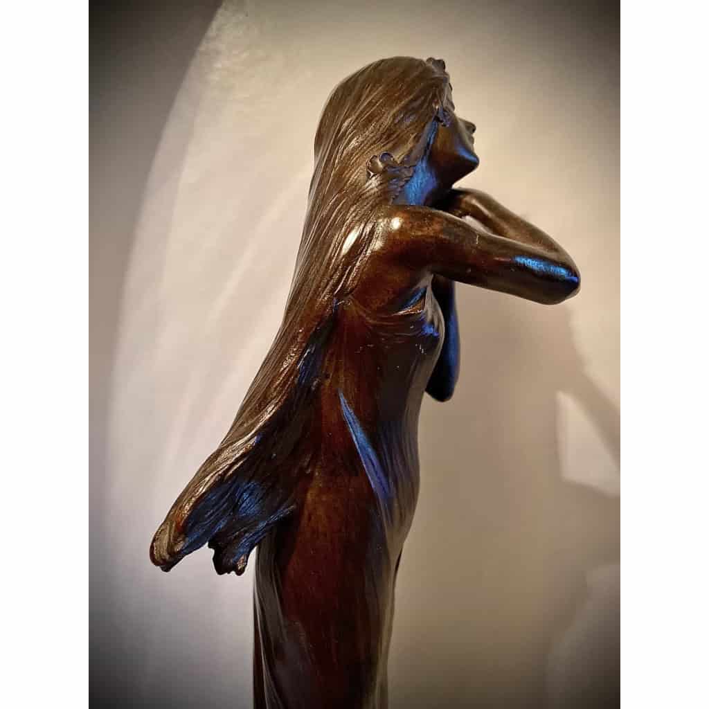 BRONZE ART NOUVEAU DE RAPHAEL CHARLES PEYRE 1872/1949 ET CHARLES LOUCHET | Biron BRONZE ART NOUVEAU DE RAPHAEL CHARLES PEYRE 1872/1949 ET CHARLES LOUCHET
