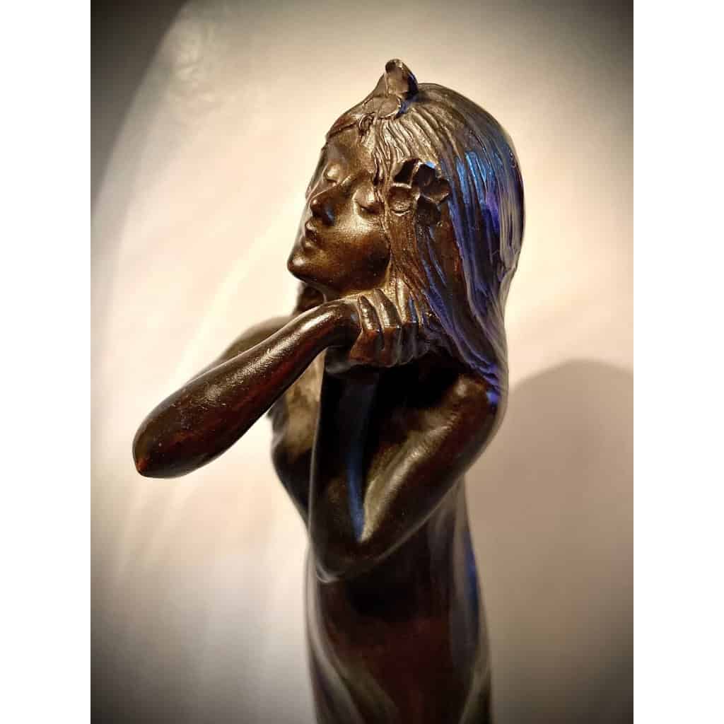 BRONZE ART NOUVEAU DE RAPHAEL CHARLES PEYRE 1872/1949 ET CHARLES LOUCHET | Biron BRONZE ART NOUVEAU DE RAPHAEL CHARLES PEYRE 1872/1949 ET CHARLES LOUCHET