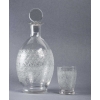 Service « Rohan » cristal gravé 9 pièces (8 gobelets + 1 carafe) de BACCARAT | Biron Service "Rohan" cristal gravé 9 pièces (8 gobelets + 1 carafe) de BACCARAT