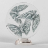 Cachet « Trois Papillons » verre blanc patiné bleu de René LALIQUE | Biron |||||
