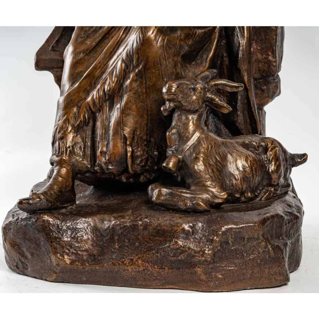 La bergère par MEDNAT, 1900 | Biron La bergère par MEDNAT, 1900