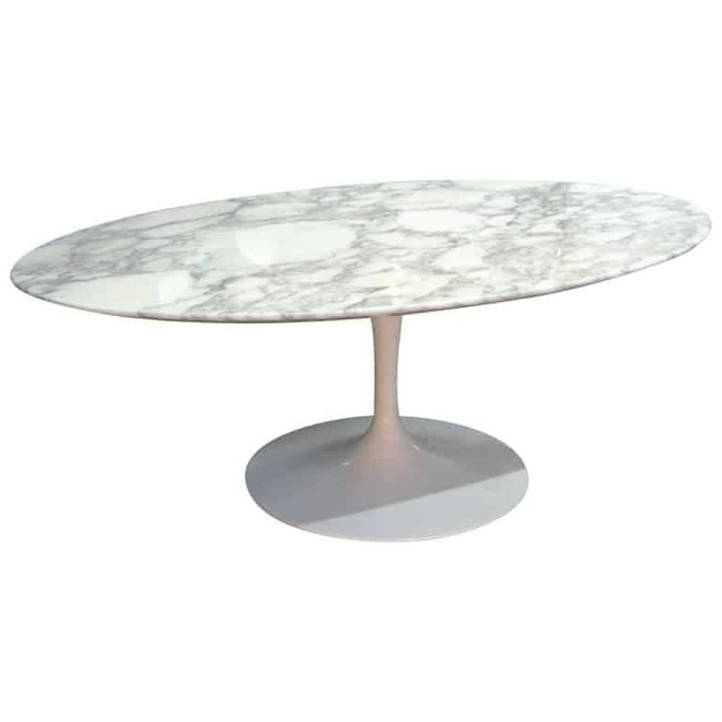 Eero Saarinen & Knoll International « Tulip » Oval Table | Biron ||