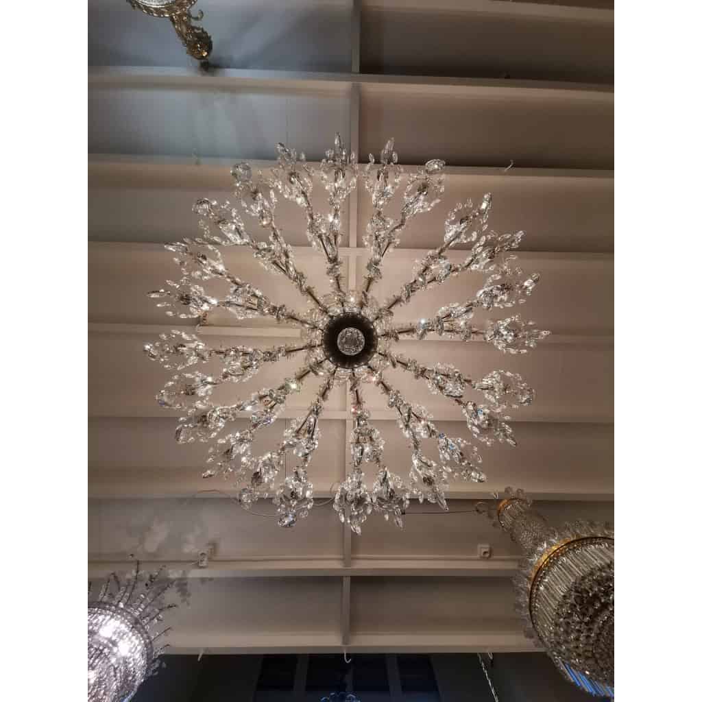 VENDU…. Grand lustre de Bohème du 20 ême siècle. | Biron VENDU.... Grand lustre de Bohème du 20 ême siècle.