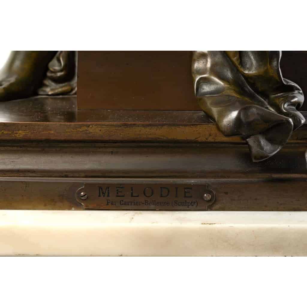 Figure en bronze Melodie D’Albert Ernest Carrier Belleuse XIXème siècle | Biron Figure en bronze Melodie D'Albert Ernest Carrier Belleuse XIXème siècle